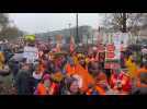 VIDÉO. Grève du 5 décembre : manifestants au départ de la préfecture des Pays de la Loire à Nantes