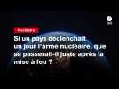 VIDEO. Si un pays déclenchait un jour l'arme nucléaire, que se passerait-il juste après la mise à feu ?