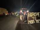 Agriculteurs ardennais et belges manifestent à la frontière franco-belge