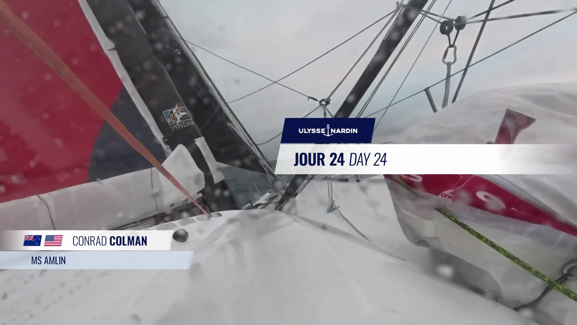 « C'est la première grosse tempête du Vendée Globe », affirme Yoann Richomme 