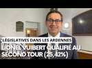 Legislatives dans les Ardennes : Lionel Vuibert qualifié au second tour, 