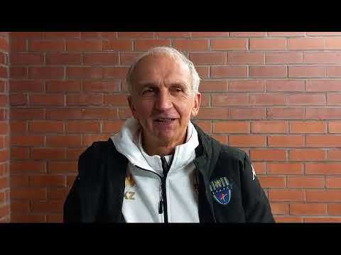 Coupe de France. Krzysztof Ziecik après Feignies Aulnoye - Gallia Lucciana (1-0)