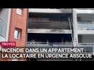 Incendie dans un appartement à Troyes : la locataire en urgence absolue