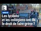 Les lycéens et les collégiens ont-ils le droit de faire grève ?