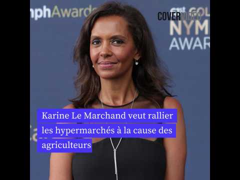 VIDEO : Karine Le Marchand veut rallier les hypermarchs  la cause des agriculteurs