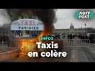 Pourquoi des centaines de taxis manifestent devant l'Assemblée nationale et à Lyon