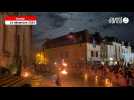 VIDÉO. Une pleine lune et un spectacle de feu, ambiance magique à Auray