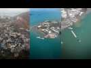 VIDÉO. Mayotte vue du ciel après le passage du cyclone Chido