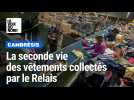 La seconde vie des vêtements collectés par le Relais Cambrésis