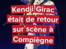 Kendji Girac a fait son grand retour sur scène lors d'un concert dans l'Oise