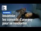 Insomnie : les conseils d'une psy pour se rendormir