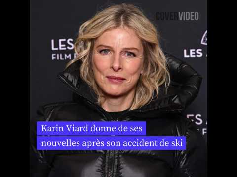 VIDEO : Karin Viard donne des nouvelles rassurantes aprs son accident de ski
