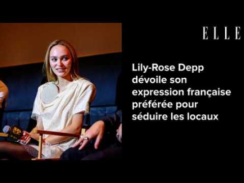 VIDEO : Lily-Rose Depp dvoile son expression franaise prfre pour sduire les locaux