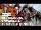 Sedan : des dragons envahissent le marché de Noël