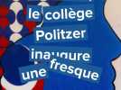 Une fresque monumentale inaugurée au collège Politzer à Évreux