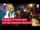 VIDÉO. Dans cette ville en Mayenne, la parade des tracteurs illuminés a attiré la foule