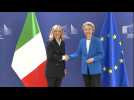 Von der Leyen rencontre la Première ministre italienne