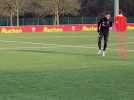 Entraînement du RC Lens dirigé par Edward Still