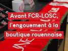 Avant FCR - LOSC l'engouement à la boutique rouennaise