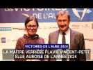 Flavie Vincent-Petit élue Auboise de l'année 2024 lors des Victoires de l'Aube