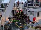 Un incendie à bord d'un bateau dans le port de Boulogne mobilise une trentaine de pompiers