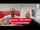 VIDÉO. Avant La Roche VF - Brest, Ludovic Ajorque retrouve son ancien coach Frédéric Reculeau