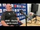 MHR -Racing après match