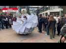 VIDÉO. À Cholet, la Reine des Neiges, Olaf et Sven attirent une foule d'enfants aux Arcades Rougé