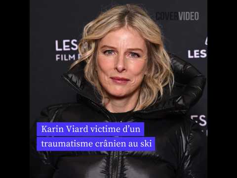 VIDEO : Karin Viard documente son accident de ski avec traumatisme crnien