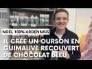 Calendrier de l'Avent : les oursons bleus du chocolatier Fabien Domelier