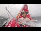 VIDÉO. Vendée Globe : Samantha Davies bousculée par l'océan à 42 nSuds