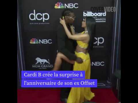 VIDEO : Cardi B cre la surprise  l'anniversaire de son ex Offset