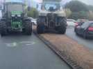 Manifestation d'agriculteurs à Sainte-Eulalie