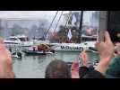 VIDÉO. Vendée Globe : incroyable raz-de-marée pour accueillir Violette Dorange aux Sables-d'Olonne