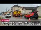 Une quinzaine de personnes évacuées à Romilly-sur-Seine en raison d'une fuite de gaz