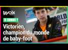 Le Cambrésien Victorien Leducq, champion de France de baby-foot