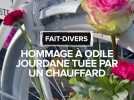 Hommage à Odile Jourdane, cycliste tuée par un automobiliste sans permis et sans assurance