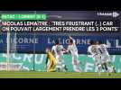 La réaction de Nicolas Lemaître après la défaite de l'Estac contre Lorient (0-1) ce 14 février 2025