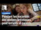 Pendant les vacances scolaires, des ateliers artistiques pour les enfants en difficulté