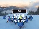 Une course de luges qui va à plus de 70 km/h