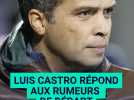 USL Dunkerque : Luis Castro répond aux rumeurs de départ à Botafogo