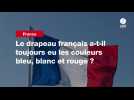 VIDEO. Le drapeau français a-t-il toujours eu les couleurs bleu, blanc et rouge ?