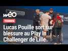 Tennis : Lucas Pouille sort sur blessure en finale du Play In Challenger de Lille