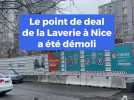 Le point de deal de la Laverie à Nice démoli