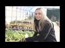 Noémie Houzé, apprentie au lycée de Ribécourt-Dreslincourt, médaillée d'or en horticulture