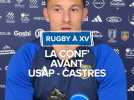 La conf' avant USAP - Castres