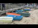 Au port de Kernével, à Larmor-Plage, on trie les annexes avant le printemps