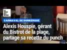 Alexis Houspie, du Bistrot de la plage, partage sa recette du punch