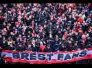 VIDÉO. Ligue des champions : les supporters du Stade Brestois défilent à Gelsenkirchen