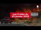 VIDEO. Les 5 infos du 23 janvier 2025